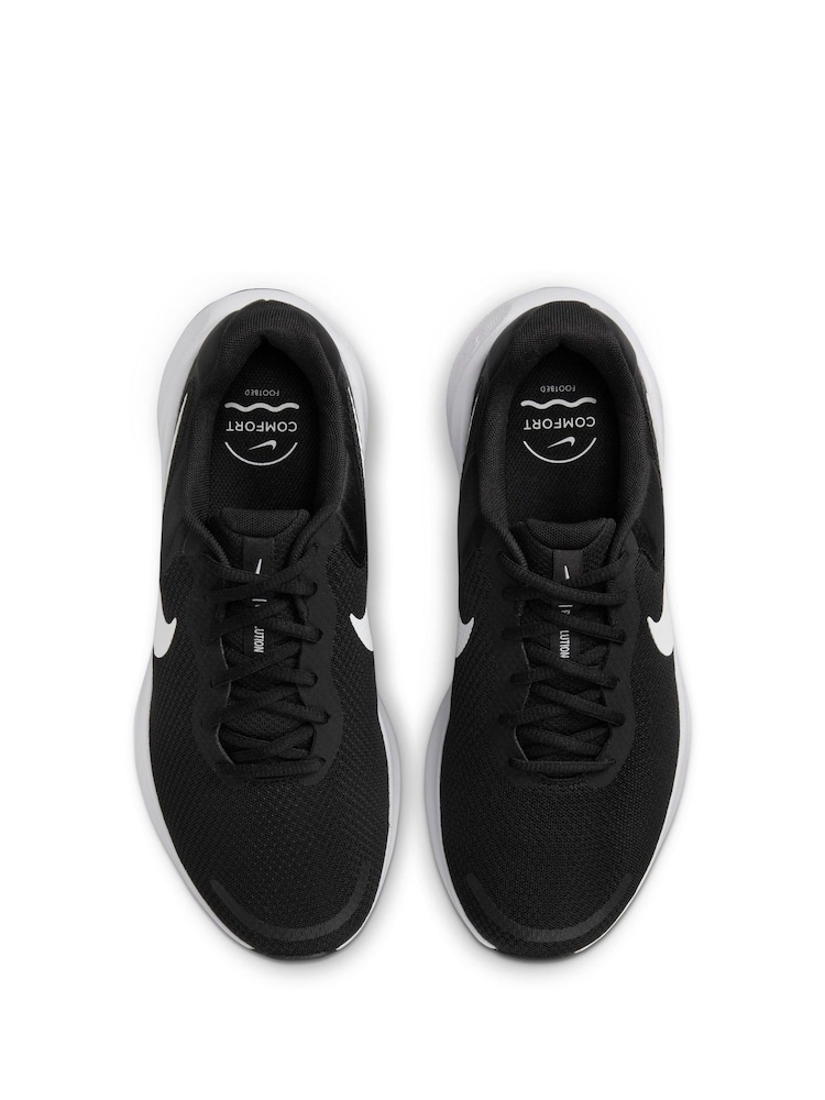 Nike Grey Revolution 7 Road Running Trainers - Image 6 of 11