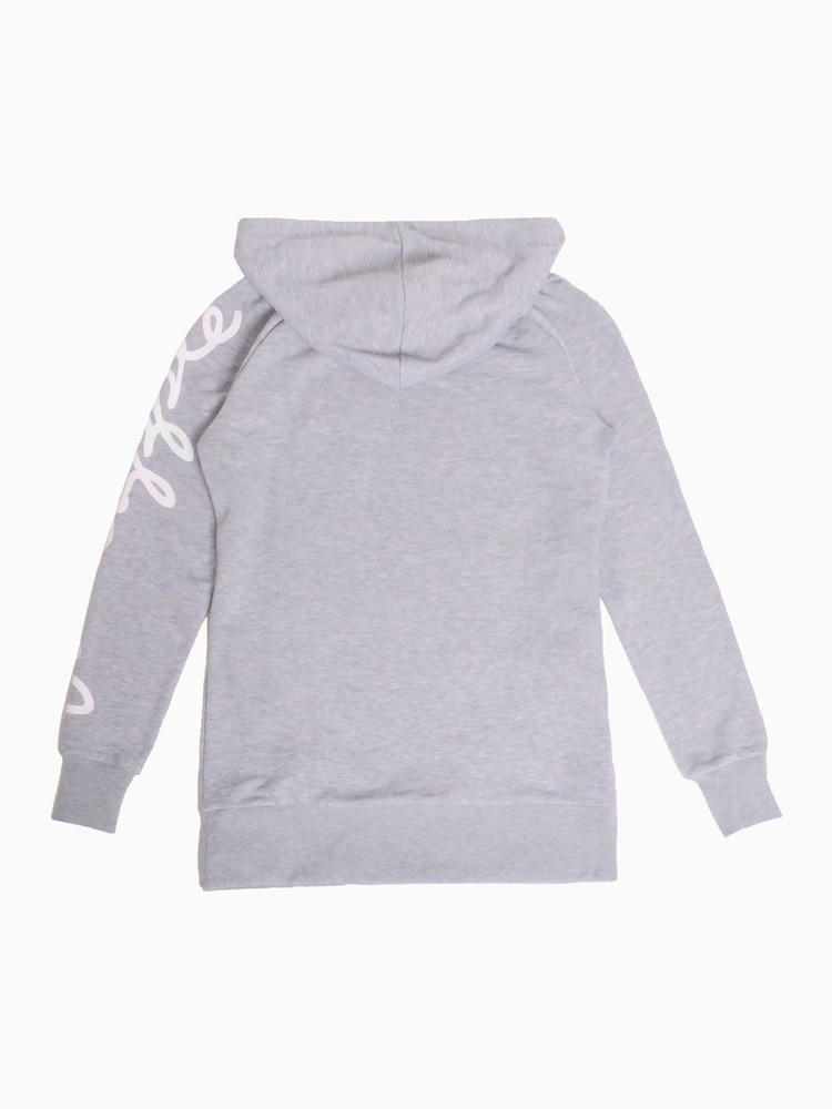 Pineapple Grey Womens Longline Hoodie - Image 6 of 6 Pineapple Grey Womens Longline Hoodie - Image 6 of 6
