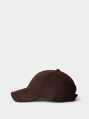 Hackett Brown Suede Cap - Image 3 of 4
