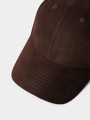 Hackett Brown Suede Cap - Image 4 of 4