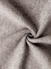 Brun - Hackett Wool-Cashmere Twill Scarf - Made in Italy - Image 2 sur 3