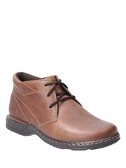Hush Puppies Brown Reggie Lace-Up Shoes - Image 3 of 4