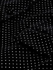 Black Tailored Velvet Embellished Single Breasted Blazer - Image 8 of 8