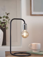 Black Lex Table Lamp - Image 1 of 9
