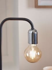 Black Lex Table Lamp - Image 3 of 9
