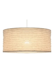 Pacific White Patpong 35cm Jute Easy Fit Ceiling Light Pendant - Image 2 of 2
