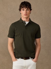 Կանաչ - Hackett Classic Fit Short Sleeve Branded Polo Shirt - Պատկեր 3 5-ից