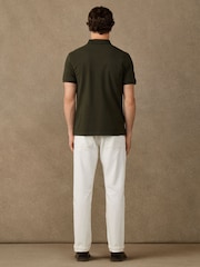 Կանաչ - Hackett Classic Fit Short Sleeve Branded Polo Shirt - Պատկեր 5 5-ից