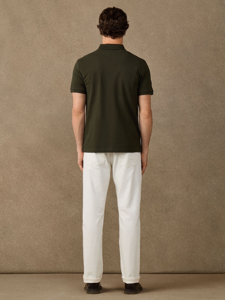 Կանաչ - Hackett Classic Fit Short Sleeve Branded Polo Shirt - Պատկեր 5 5-ից