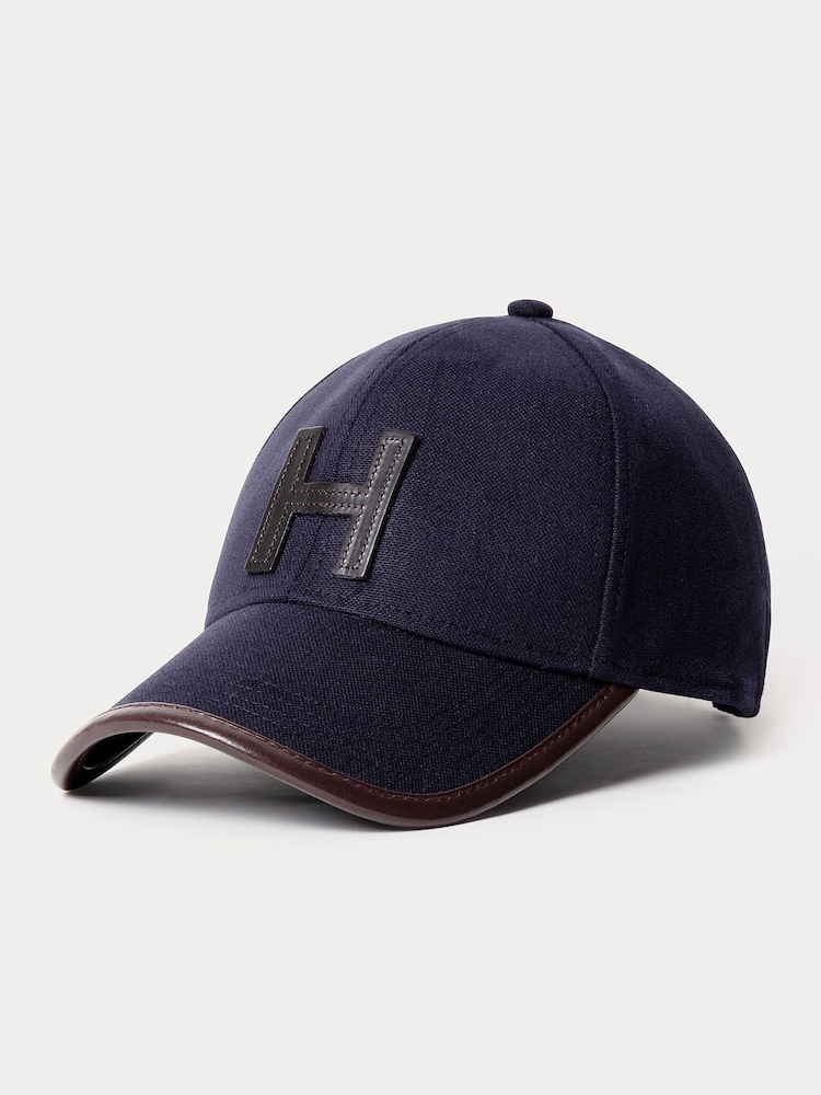 Hackett H Dəri Trim qalpaq - 3şəkildən 1 şəkil