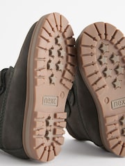 Khaki Green Standard Fit (F) Leather Thermal Thinsulate™ Lined Touch Fastening Work Boots - Image 5 of 7