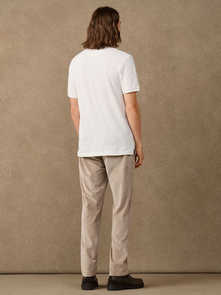 Սպիտակ - Hackett Classic Fit Short Sleeve Branded Polo Shirt - Պատկեր 5 5-ից