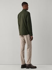 Grønn - Hackett Skreddersydd Garment Dyed Oxford-skjorte - Bilde 5 av 6