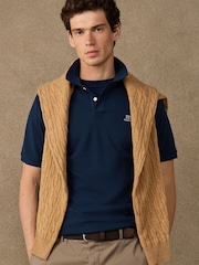Կապույտ - Hackett Classic Fit Short Sleeve Branded Polo Shirt - Պատկեր 1 5-ից