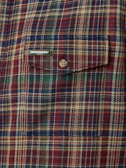 Hackett Blue Classic Fit Country Check Flannel Shirt - Image 8 of 8