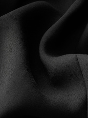 Black Column Gathered Midi Dress - Image 6 of 6