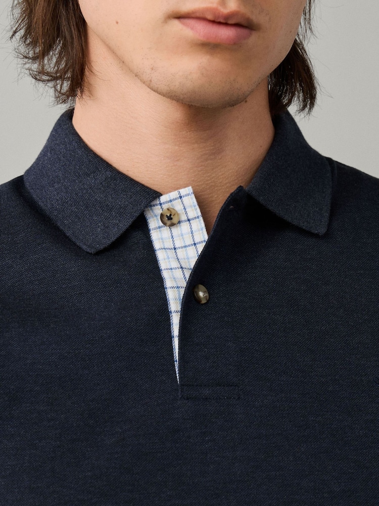 Mercerizirana polo majica Kratki rukav Hackett Classic Fit - Slika 2 od 5 Mercerizirana polo majica Kratki rukav Hackett Classic Fit - Slika 2 od 5