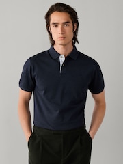Mercerizirana polo majica Kratki rukav Hackett Classic Fit - Slika 3 od 5
