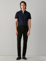 Mercerizirana polo majica Kratki rukav Hackett Classic Fit - Slika 4 od 5