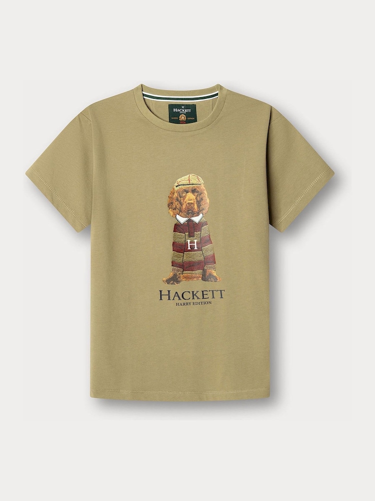 Hackett Green Classic Fit Long sleeves Harry Polo Shirt - Image 1 of 4 Hackett Green Classic Fit Long sleeves Harry Polo Shirt - Image 1 of 4