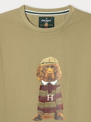Hackett Green Classic Fit Long sleeves  Harry Polo Shirt - Image 3 of 4