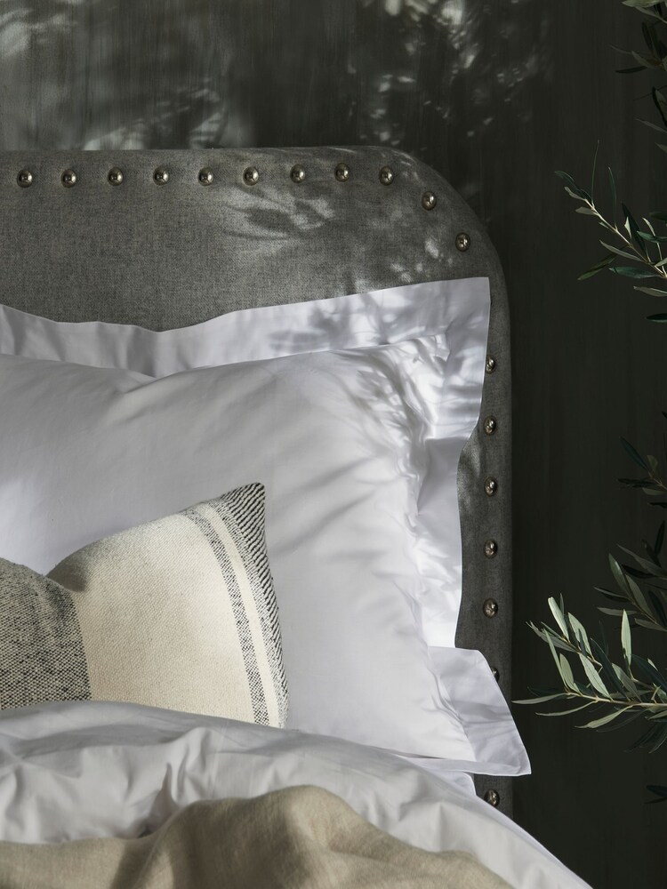 The Fine Bedding Company Activated Cooling Cotton Oxford Pillow 100% Cotton Case - Image 1 of 3