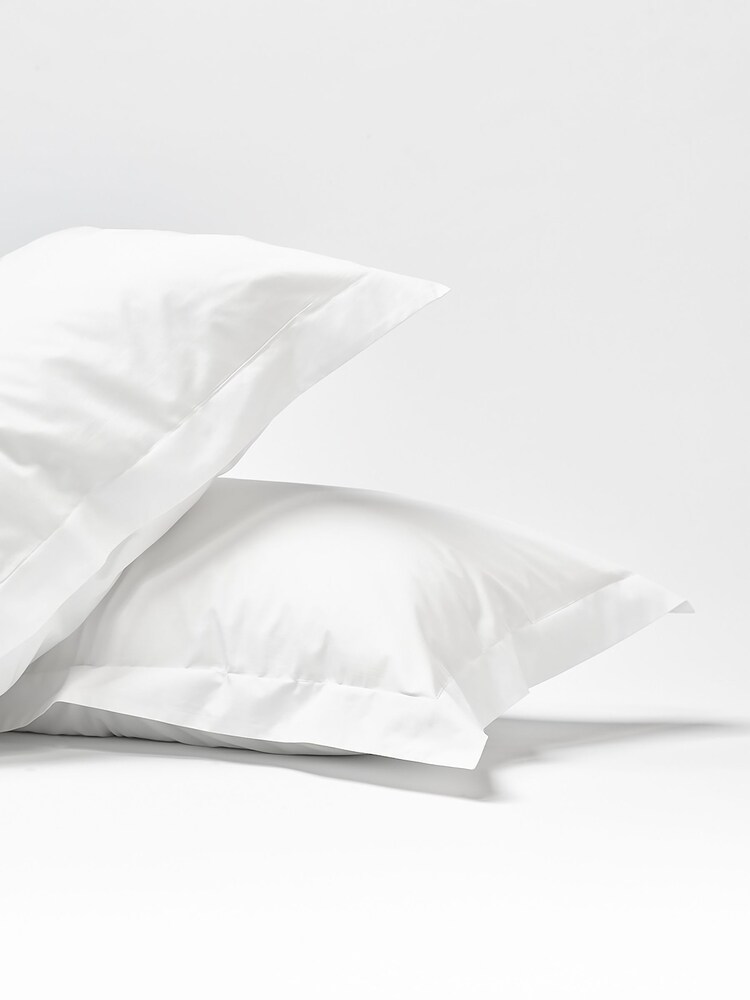 The Fine Bedding Company Activated Cooling Cotton Oxford Pillow 100% Cotton Case - Image 3 of 3