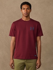 Hackett Classic Fit Back Graphic T-Shirt - Bild 3 von 8