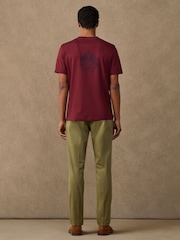 Hackett Classic Fit Back Graphic T-Shirt - Bild 5 von 8