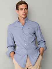 Hackett Light Blue Tailored Fit City Deck Striped Shirt - Image 1 of 5