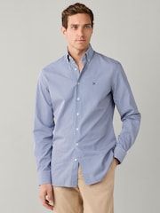 Hackett Light Blue Tailored Fit City Deck Striped Shirt - Image 2 of 5