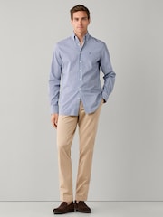 Hackett Light Blue Tailored Fit City Deck Striped Shirt - Image 3 of 5