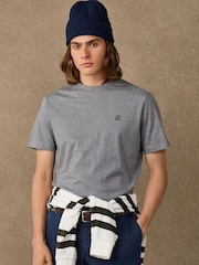 Hackett Grey Classic Fit H Logo T-Shirt - Image 1 of 5