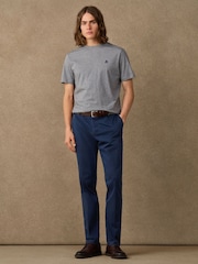 Hackett Grey Classic Fit H Logo T-Shirt - Image 4 of 5