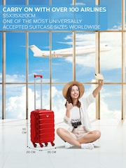 Flight Knight Hard Shell ABS Easyjet Size Cabin Carry On Case - Image 2 of 7