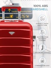 Flight Knight Hard Shell ABS Easyjet Size Cabin Carry On Case - Image 4 of 7