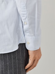 Azul - Camisa listrada Hackett personalizado Fit City Deck - Imagem 6 de 6