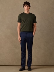 Hackett Green Classic Fit H Logo T-Shirt - Image 4 of 5