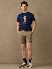 Hackett Blue Classic Fit Harry Graphic T-Shirt - Image 4 of 5