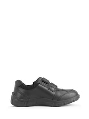 Start-Rite Luke Rip Tape Black Leather School Shoes F & G Fit - Image 1 of 5