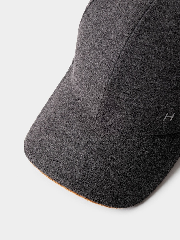 Hackett Grey Flannel Cap - Image 4 of 4 Hackett Grey Flannel Cap - Image 4 of 4