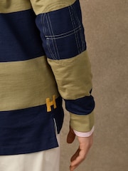 Hackett Classic Fit Harry Striped Rugby Shirt - Imagen 6 de 8