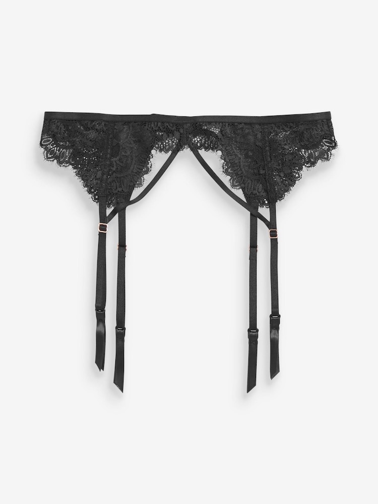 Black Suspender Belt - Image 1 of 1 Black Suspender Belt - Image 1 of 1