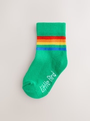Little Bird by Jools Oliver babysokker i lyse regnbuefarger 6 -pakke - Bilde 5 av 7