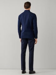 Blå - Hackett Skreddersydd Garment Dyed Oxford-skjorte - Bilde 5 av 6