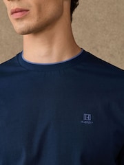 Hackett Blue Classic Fit H Logo T-Shirt - Image 2 of 5