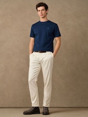 Hackett Blue Classic Fit H Logo T-Shirt - Image 4 of 5