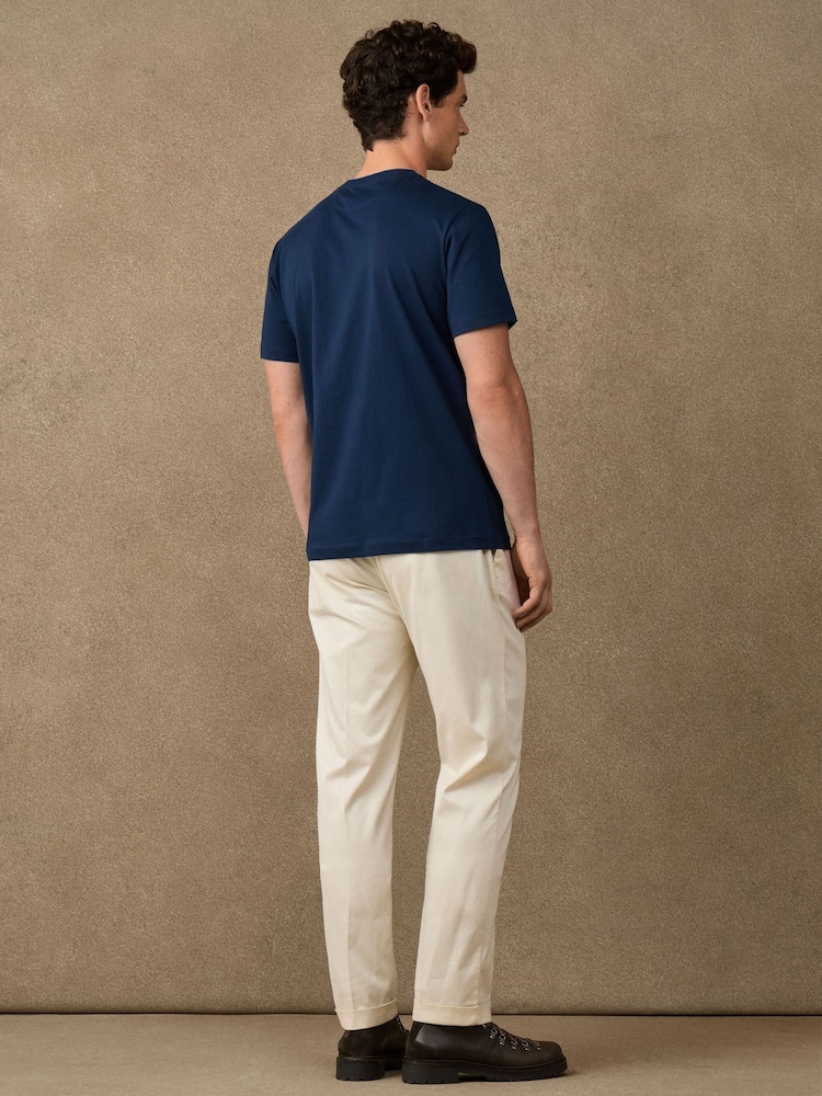 Hackett Blue Classic Fit H Logo T-Shirt - Image 5 of 5