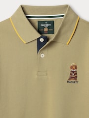 Hackett Khaki Classic Fit Logo Chest Pocket T-Shirt - Image 3 of 4