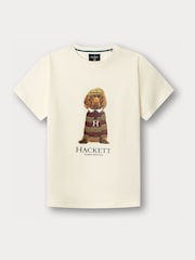 Balts - Hackett klasiskā piegriezuma Harry T-krekls - Attēls 1 no 4